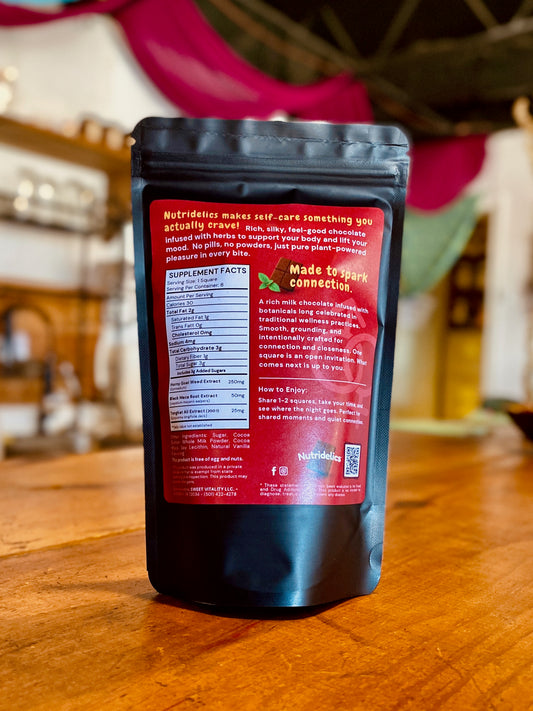 Milk Chocolate Squares - Maca, Horny Goat Weed & Tongkat Ali