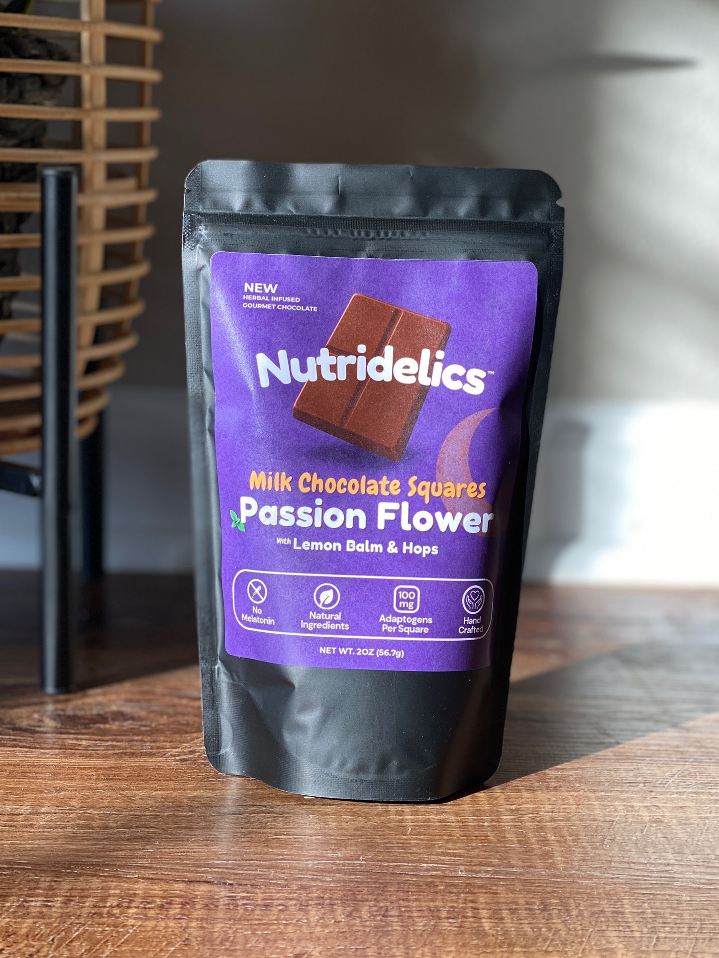 Milk Chocolate Squares - Passion Flower, Lemon Balm & Hops