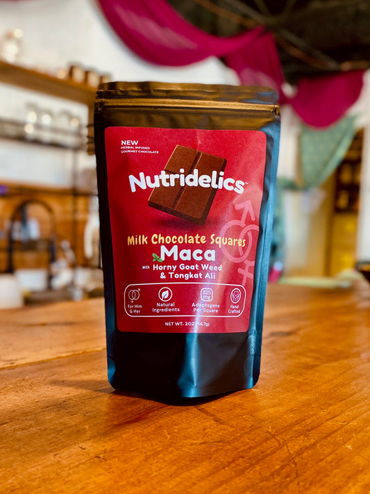 Milk Chocolate Squares - Maca, Horny Goat Weed & Tongkat Ali