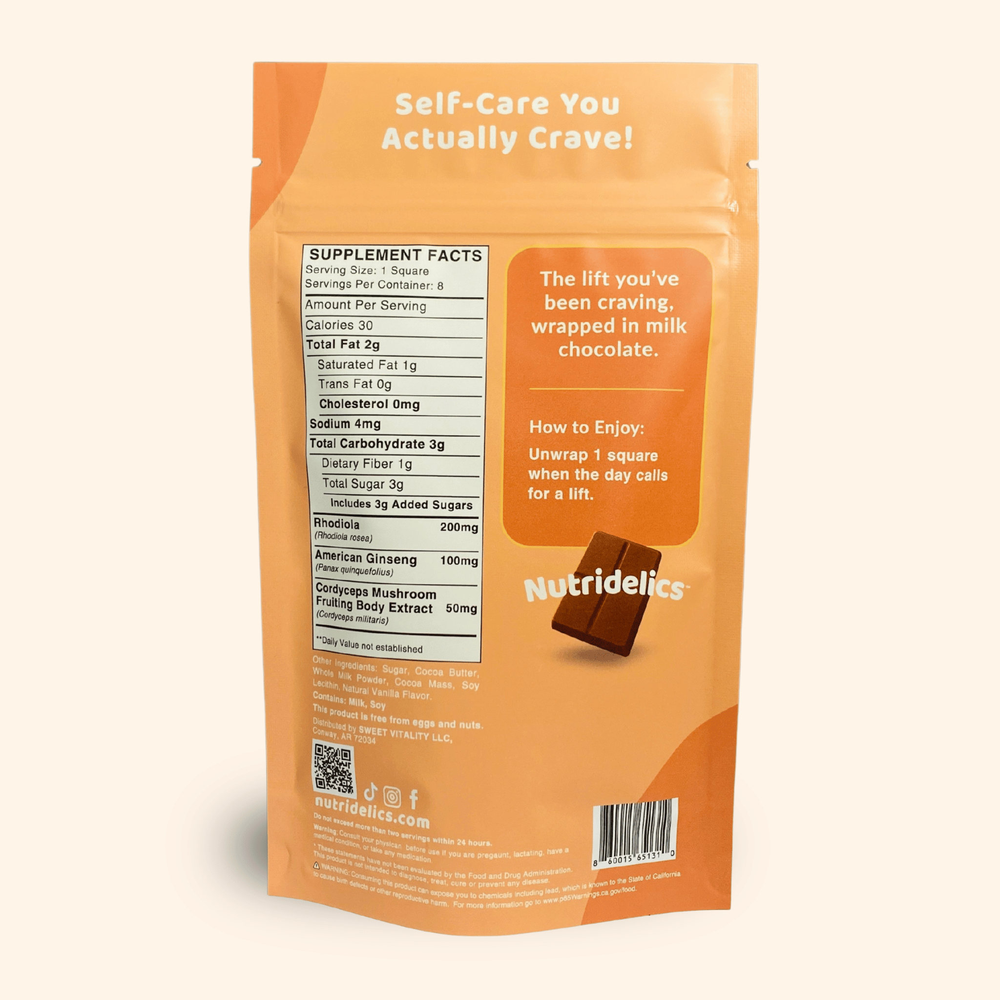 Uplift Milk Chocolate Squares